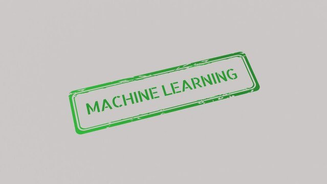 MACHINE LEARNING Stamp pressing on a paper
