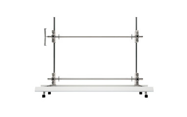 Partner with a Retort Stand for Consistent and Dependable Support on a White or Clear Surface PNG Transparent Background.