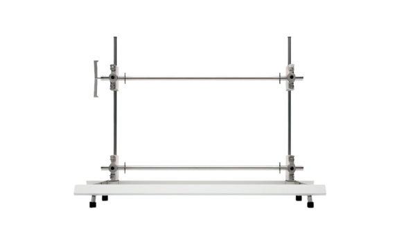 Partner with a Retort Stand for Consistent and Dependable Support on a White or Clear Surface PNG Transparent Background.