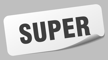 super sticker. super label