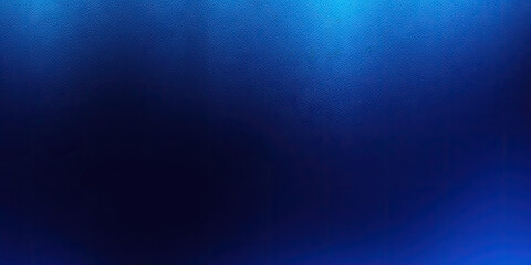 Black dark azure cobalt sapphire blue abstract background. Color gradient. Geometric shape. Wave, wavy curved line. Rough grunge grain noise. Light neon metallic shine shimmer bright. Design.