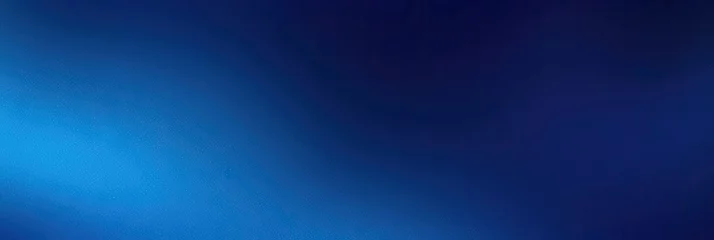 Fotobehang Black dark azure cobalt sapphire blue abstract background. Color gradient. Geometric shape. Wave, wavy curved line. Rough grunge grain noise. Light neon metallic shine shimmer bright. Design. © Nice Seven