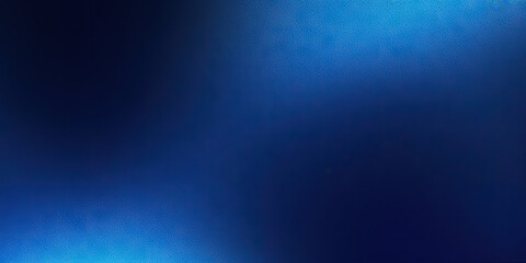 Obraz premium Black dark azure cobalt sapphire blue abstract background. Color gradient. Geometric shape. Wave, wavy curved line. Rough grunge grain noise. Light neon metallic shine shimmer bright. Design.