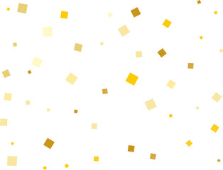 Gold Squares Confetti