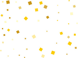 Gold Squares Confetti