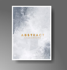 Cover template with watercolor background. Design for your cover, date, postcard, banner, logo.