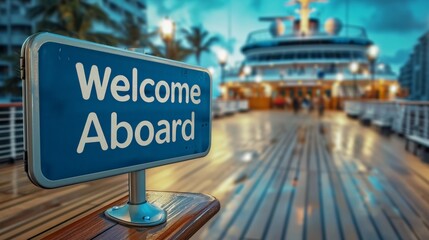 Cruise Ship Welcome Aboard