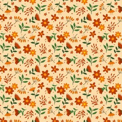 Patterns Hand drawn small flowers Pattern
