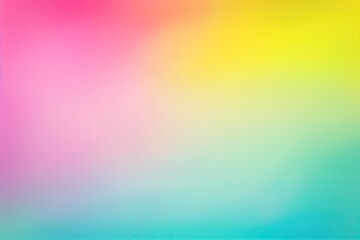 Pastel blurred palette. Aquamarine, pink, yellow, azure, turquoise gradient. Colour array. Banner, web design, template. Space for text. Simplicity. Colored gradation. Subtle tonal transition