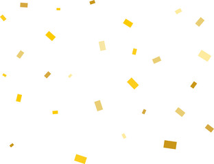 Magic Gold Rectangular Confetti