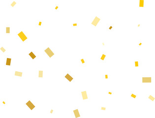 Magic Gold Rectangular Confetti