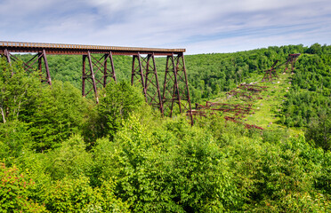 Fototapeta na wymiar Kinzua Bridge State Park in Pennsylvania
