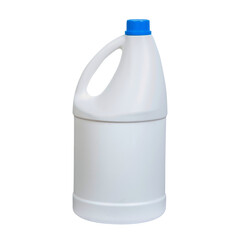 White plastic bottle