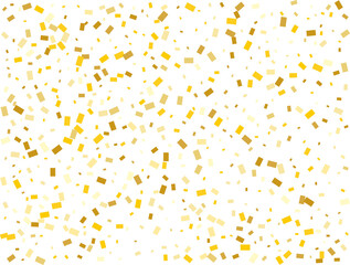 Gold Foil Rectangular Confetti