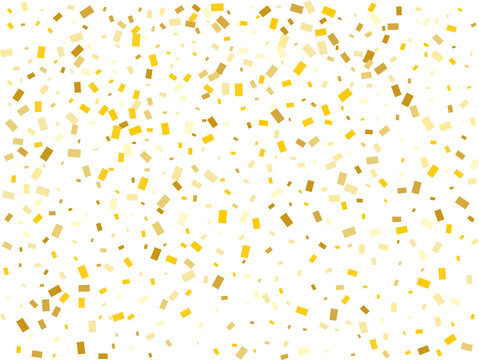 Gold Foil Rectangular Confetti