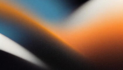 Spectral Rhythm: Orange, Blue, Black, and White Noise Abstract Design