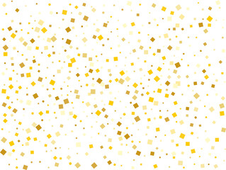 Golden Squares Confetti