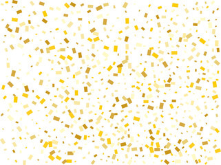 Gold Foil Rectangular Confetti