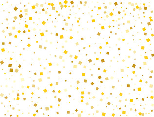 Golden Squares Confetti