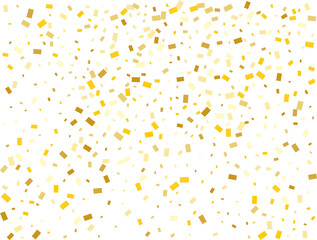 Gold Foil Rectangular Confetti