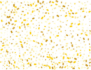 Gold Foil Rectangular Confetti