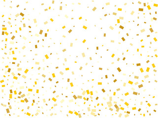 Gold Foil Rectangular Confetti