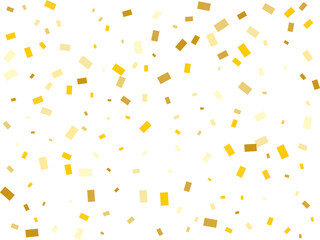 Gold Foil Rectangular Confetti