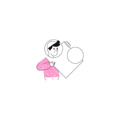 poses of activity people in pink clothes people