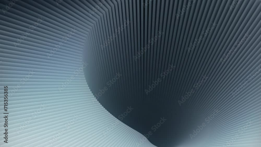 Poster Geometric background with a pattern of lines and shapes. Visually appealing and sophisticated design. Modern and minimalist style. Digital seamless loop animation. 3d rendering. 4K UHD resolution