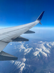 Obraz premium Airplane window view