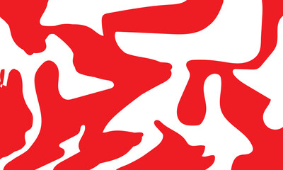 Abstract pattern with red paint