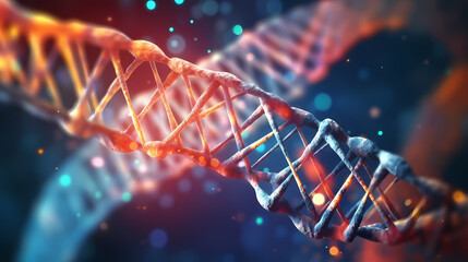 Cell background, virus cells, medical research background