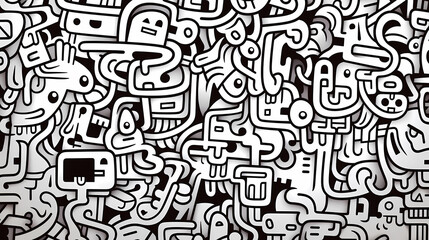 Cute graffiti art abstract background poster web page PPT, art background