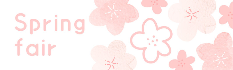 ラフな桜のフレーム_24 © cocirael