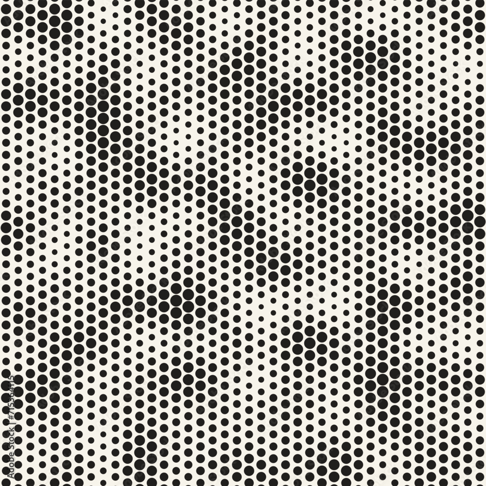 Wall mural vector seamless pattern. repeating geometric elements. stylish monochrome background design.
