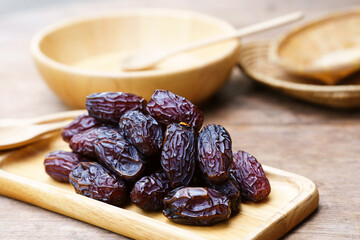 Dried dates are high in sugar, rich in nutrients and are commonly eaten during the Muslim fasting month of Ramadan.