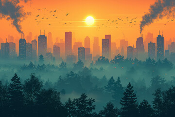 Air Pollution: Exposure to high levels of air pollution, whether indoors or outdoors, can have detrimental effects on lung health