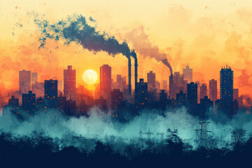 Climate Change: Certain air pollutants contribute to global warming and climate change