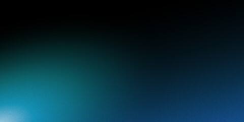 Blue gradient blurred background glowing blue white light spot black grainy noise texture abstract backdrop poster banner