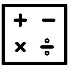 Obraz premium calculator icon illustration