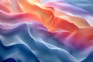 Obraz premium Texture, background, gradient frosted glass, flowing, transparent, elegant curves