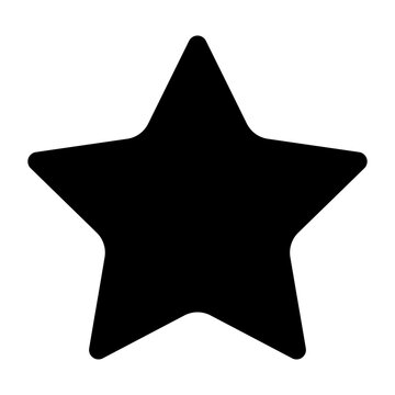 star icon vector on a white background
