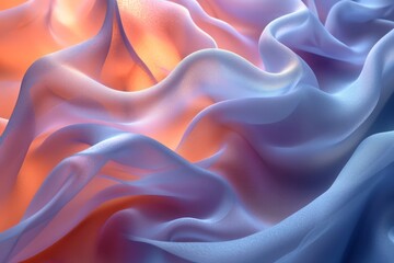 Obraz premium Texture, background, gradient frosted glass, flowing, transparent, elegant curves