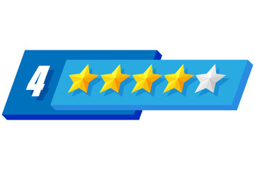 Star Rating Review Comment Sticker