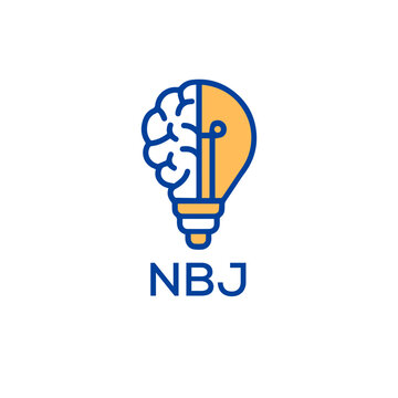 NBJ Letter logo design template vector. NBJ Business abstract connection vector logo. NBJ icon circle logotype.
