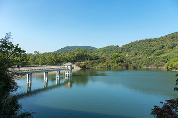 Fototapeta premium Beautiful lake and mountains