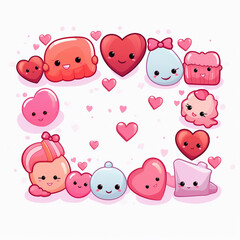 valentines back ground 