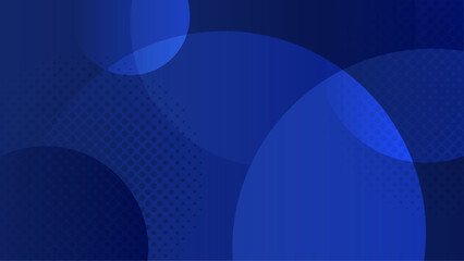 Blue background abstract art vector with shapes. Blue presentation background design for poster, flyer, banner, wallpaper, business card, report