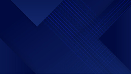Obraz premium Blue background abstract art vector with shapes. Blue presentation background design for poster, flyer, banner, wallpaper, business card, report