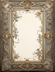 Obraz premium Gilded White Book Covers,Printable Decorative Gilded Book Covers